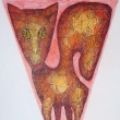 i 2. / pastelka, perokresba