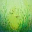 Cestou motl / 70 x 70 cm